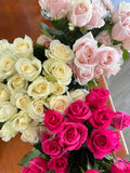 Florist choice mixed colour roses bouquet - Limited time only
